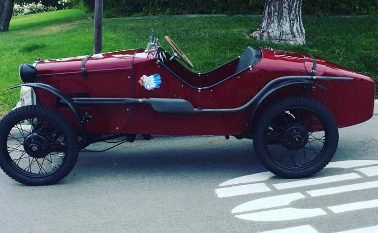 Peninsula Cars And Coffee antique burgundy